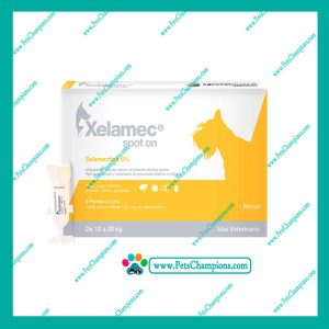 Agrovet Market Xelamec Spot On  10 – 20Kg Caja 05 Pipetas