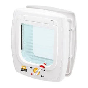 Puerta de Paso Swing Magnética 7 para Gatos Ferplast | Blanco