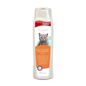 Bioline Multi Coloured Hair Shampoo Cat 200ml – Champú Para Gatos Pelaje Multicolor