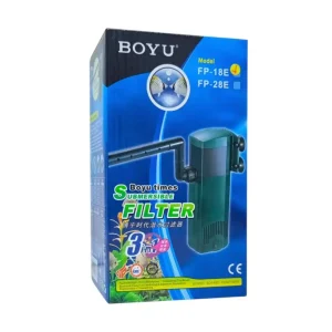 BOYU FP-18E Filtro Sumergible Para Acuarios De 80 A 120lts 750L/H – Filtración Mecánica y Biológica