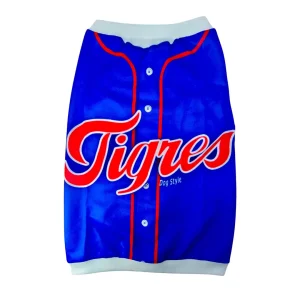 Dog Style Beisbol Tigres De Aragua Ropa Camiseta Franela Para Perros Y Gatos