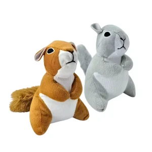 Greenbrier Kennel Club Dog Toy – Juguete Peluche De Ardilla Chirriante Para Perros