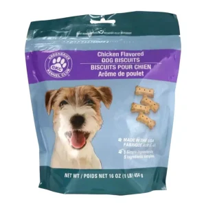 Greenbrier Kennel Club Chicken Flavored Dog Biscuits 454g – Galletas Premios Sabor A Pollo Para Perros