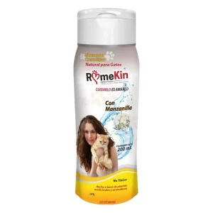 Rome Kin Shampoo Cosmético (Manzanilla) 200ml – Champú Cosmético Para Gatos