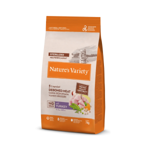 Nature´s Variety Gato NO GRAIN Esterilizado con pavo