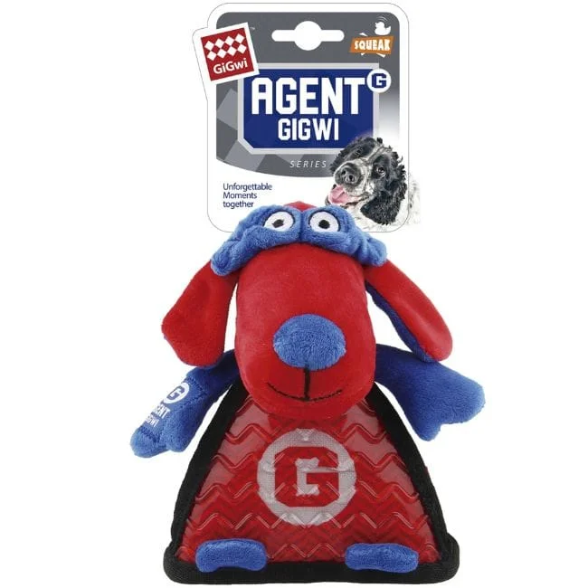 Peluche Juguete Agente perro – Barriga TPR Extra Resistente GiGwi 8100