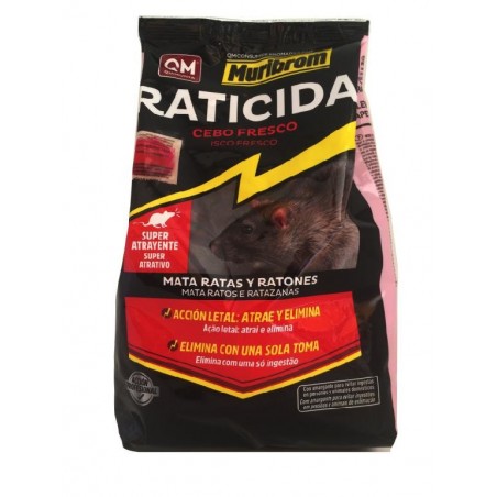 RATICIDA GANADERÍA CEBO FRESCO MURIBROM - Imagen 2