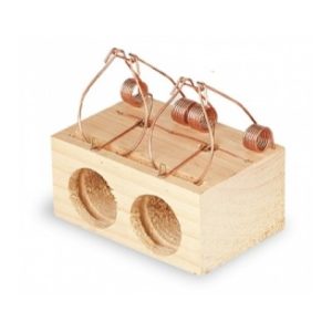 RATONERA MADERA CON AGUJEROS
